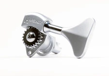 Hipshot Ultralite LIC Tuner HB6Y 3/8 Satin Chrome - Single Bass tuner