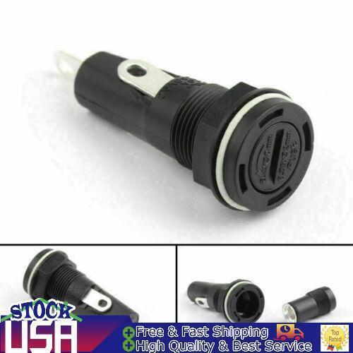 SCI R3-55B Panel Mount Chassis Fuse Holder For 6x30mm Glass Fuses 20A 250V