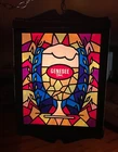 RARE Vintage 1970's Genesee Beer MOTION 4 Sided Hanging Bar Light Sign SEE VIDEO