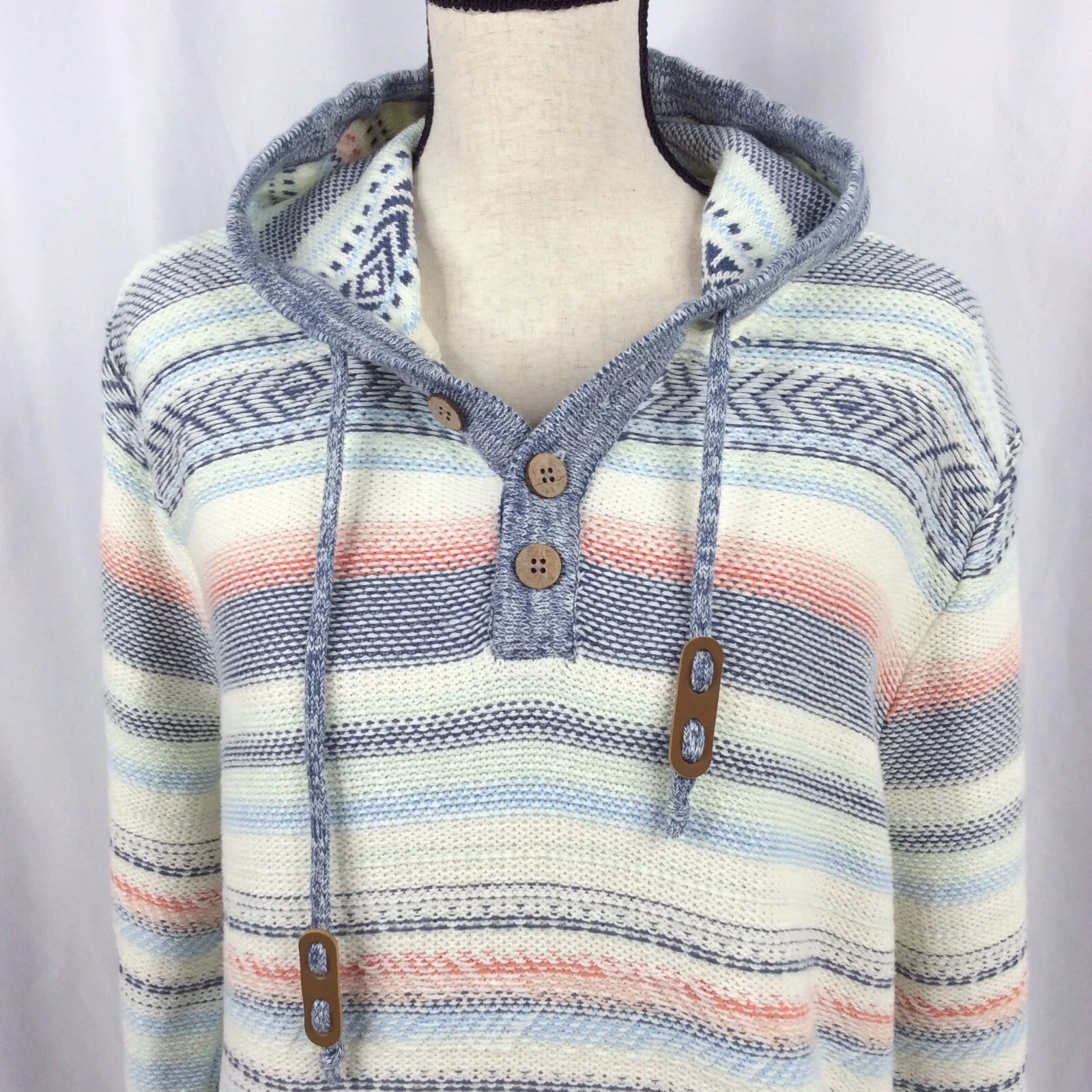 VETEMENTS STS Ranchwear donna Skye pullover felpa con cappuccio taglia XL STS2114XXS $145