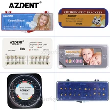 Dental Orthodontic Brackets Braces Roth MBT 022 018 1st/2nd Molar AZDENT