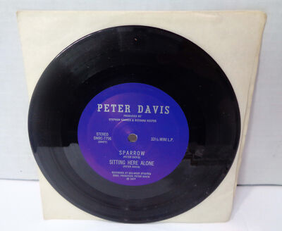 1977 Peter Davis - Sparrow/Sitting Here Alone/Mary Anne/Star Rocker 7'' 33  RPM