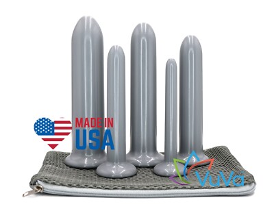 Unisex Smooth Rectal Dilator Anal Set - Set of Five - BPA Free Made in America