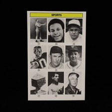 1985 Ronnie Lott Rogers Hornsby Jimmy Fox Jim Patton Shotton Whoozit Game #34