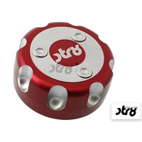 Tankdeckel Str8 CNC Racing Yamaha / MBK Roller Derbi Senda Rot