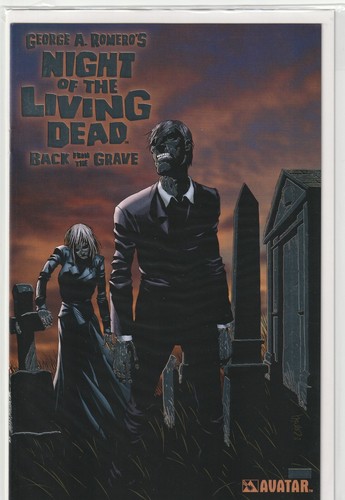 Night of the Living Dead Back From the Grave Platinum Variant Cover 2008 NM