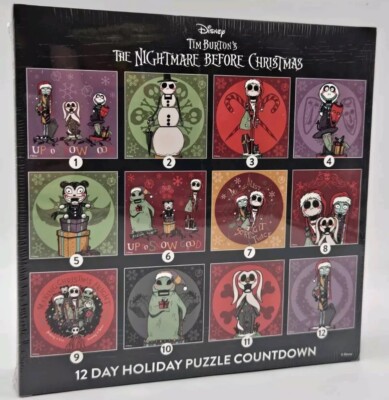 New Nightmare Before Christmas 12 Day Advent Calendar 12 Puzzle