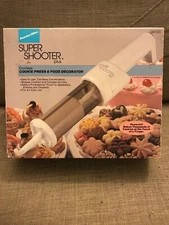 Vintage Proctor Silex Super Shooter Plus Cordless Cookie Press & Food Decorator 