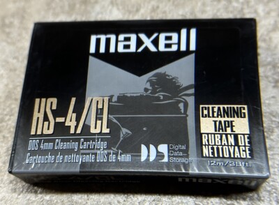 HS-4/CL Maxwell 4mm Cleaning Cartridge For DDS & DDS2,3,4 Data Storage Drives