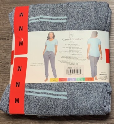 専用ページ　売却済 Felina 2 Piece PJ Loungewear Modal Top Drawstring Jogger Pant w