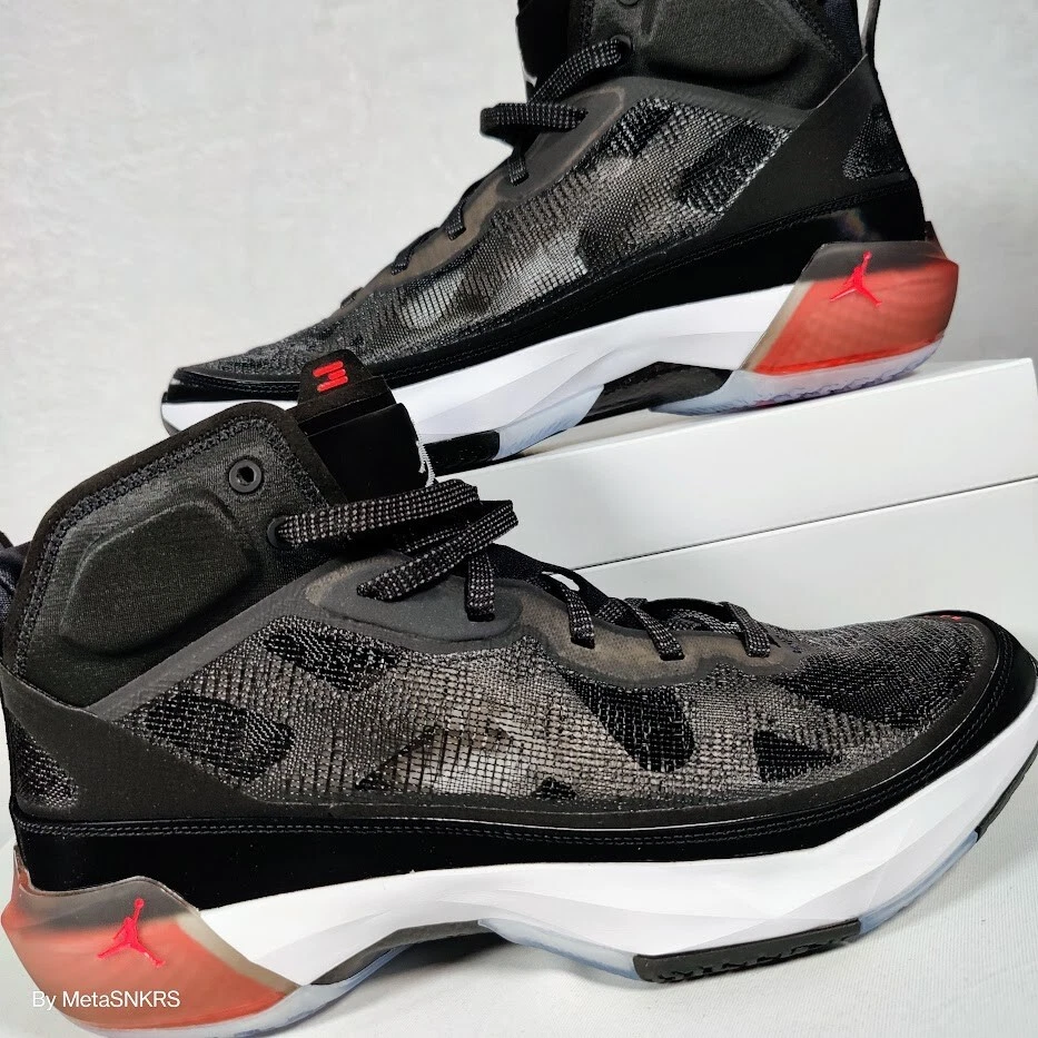 Air Jordan 37 Infrared Menu0026#039;s US 13 Black White Hot Punch NIKE  Basketball Air 13 | eBay