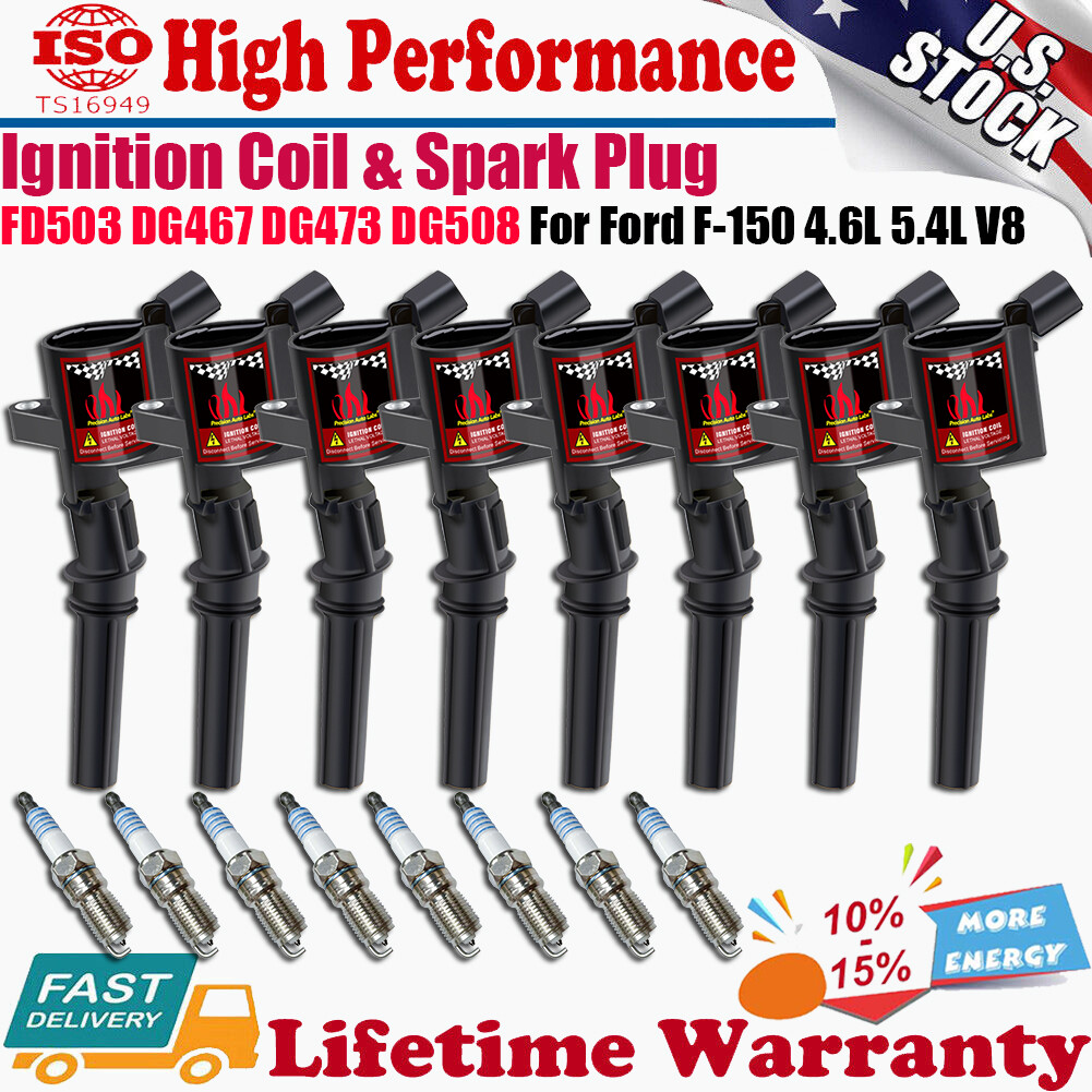 8 ford f-150 coil pack DG508 Ignition Coil  Spark Plug for Ford Lincoln Mercury