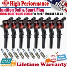 8 Ford F-150 Coil Pack Dg508 Ignition Coil Spark Plug For Ford Lincoln Mercury