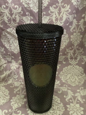 Starbucks Black Studded Tumbler 2020 Iridescent Fall Holographic In Hand! |  eBay