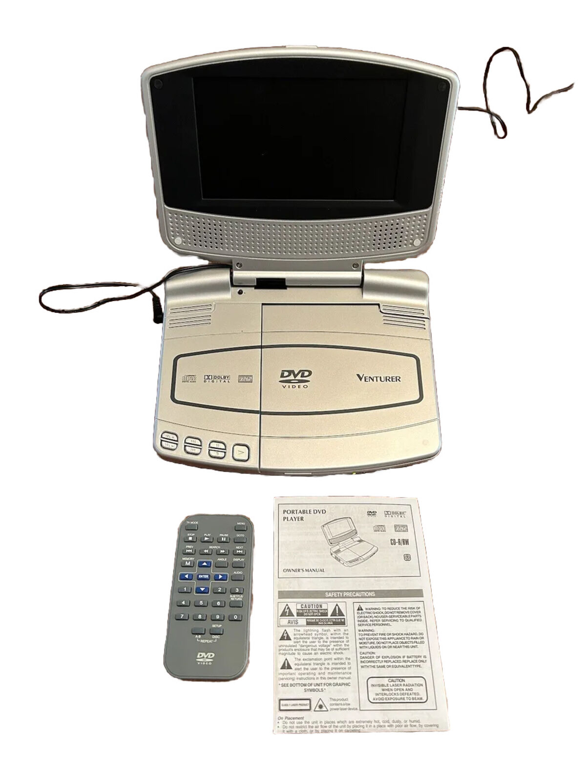 ALCO VENTURER PORTABLE DVD PLAYER PV51262.