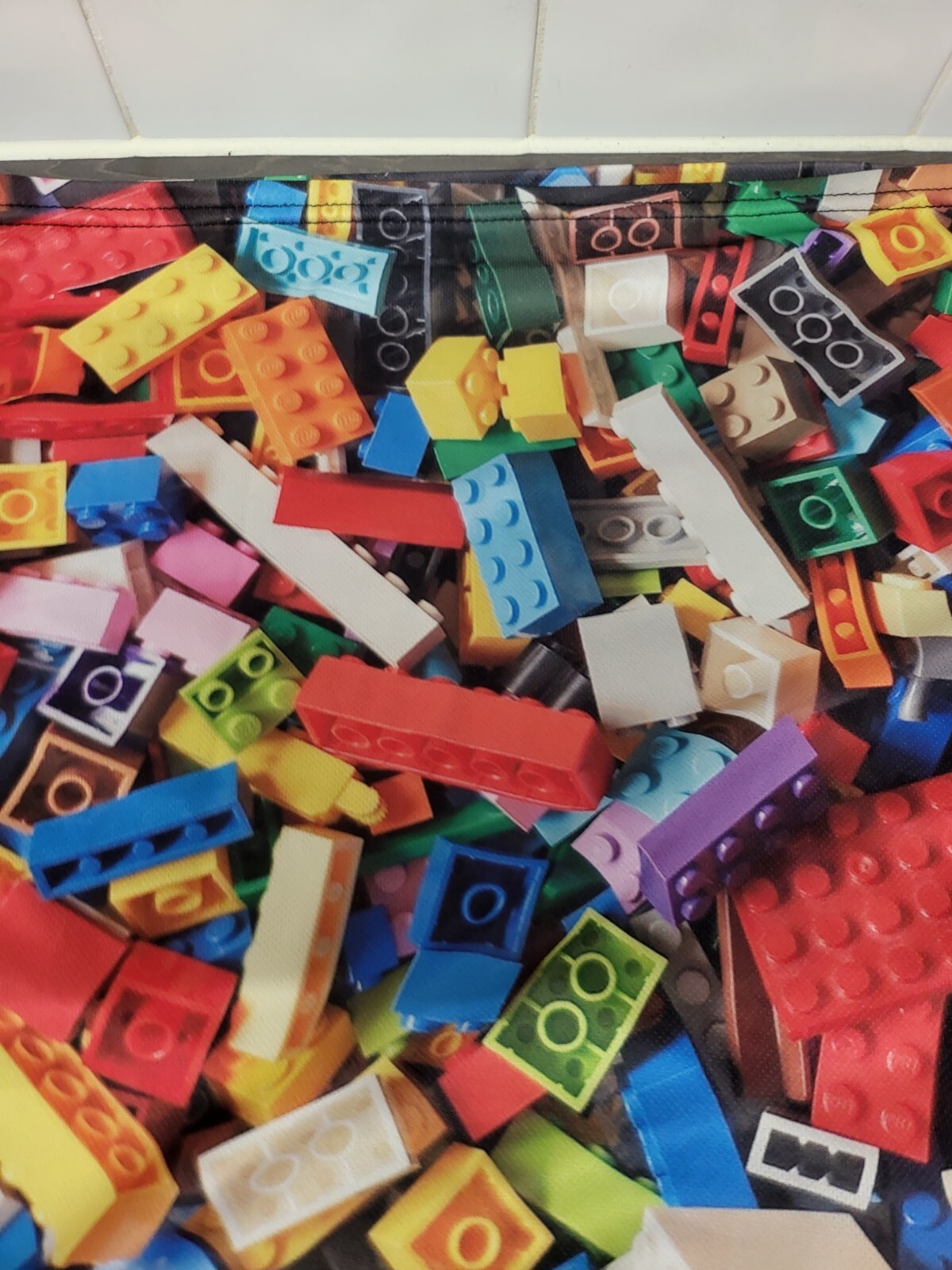 Lego T-shirt 3D Rare Lego Block Short Sleave Top Polyester Small image 7