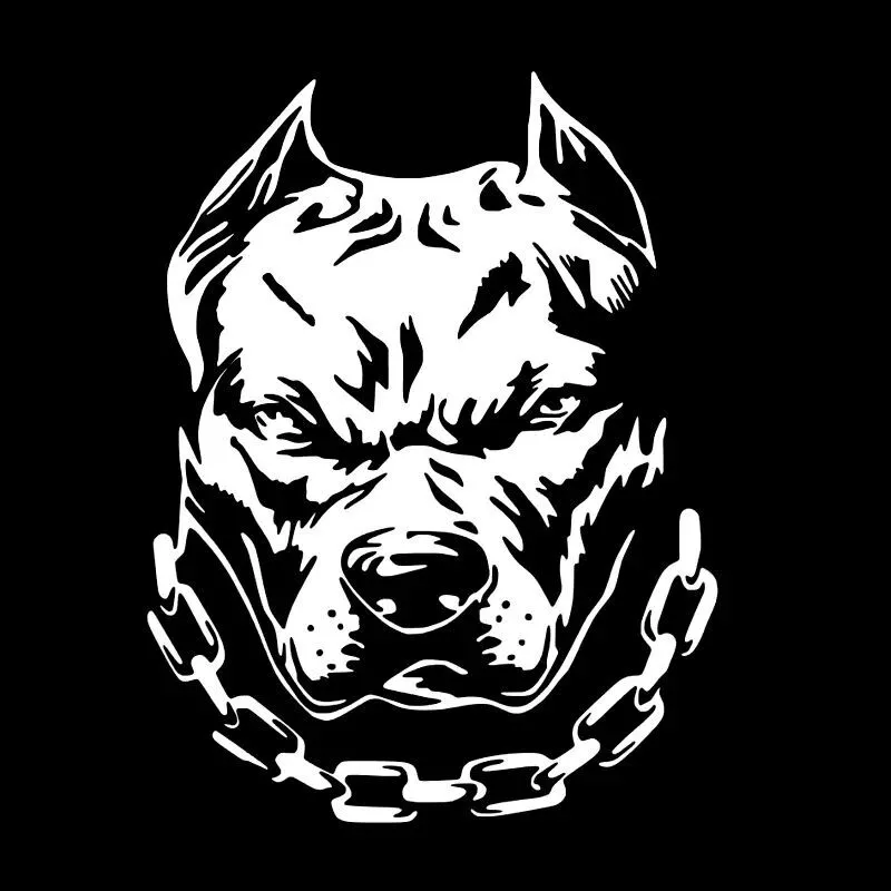 Pitbull dog sticker sales
