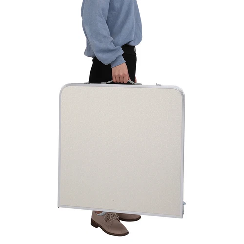 US 4Ft Foldable Table Lightweight Portable Indoor Outdoor Multipurpose White - Picture 6 of 12