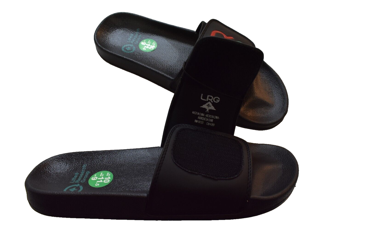 Lifted Research Group LRG Mens Stacked Rasta Logo Black  display picture 2