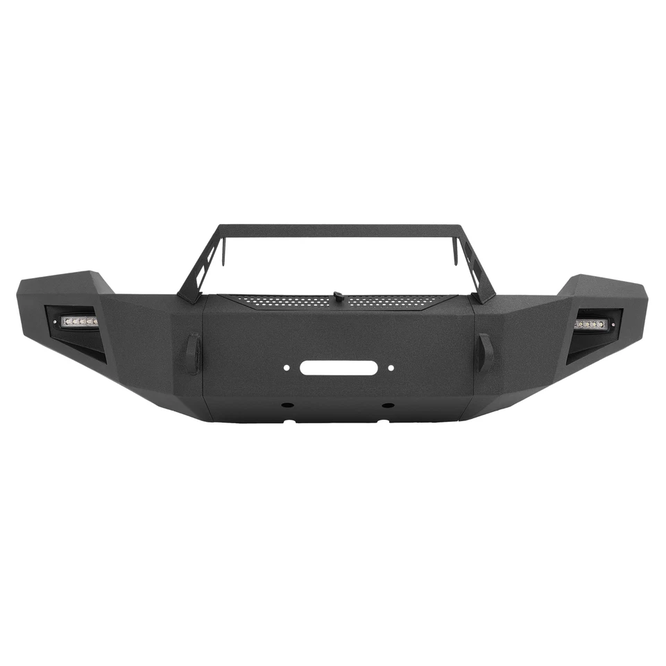 For 2003-2005 Dodge Ram 2500 3500 Front Bumper Guard w/Winch Plate & LED Lights Foto 2 de 4