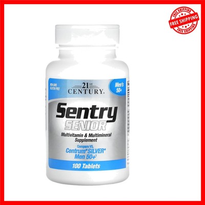 Gluten-Free Sentry Multivitamins 50+ Tablets - 100 Count for Optimal Health