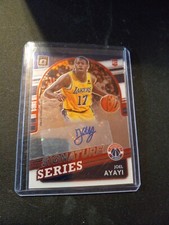2021-22 Optic Basketball Joel Ayayi RC Auto Signature Series