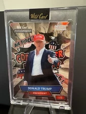 2024 WILD CARD ALUMINATION DONALD TRUMP PRESIDENT AIR FORCE 1/5 IN CASE