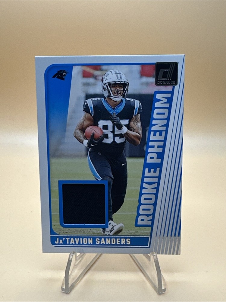 2024 Donruss Rookie Phenom Jersey Relic RC #RPJ-JSA Ja'Tavion Sanders