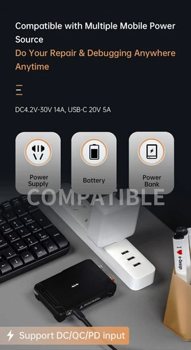 Mini Digital Power Supply Module Adjustable Programmable Linear 4.2-30V DC/QC/PD - Picture 6 of 29