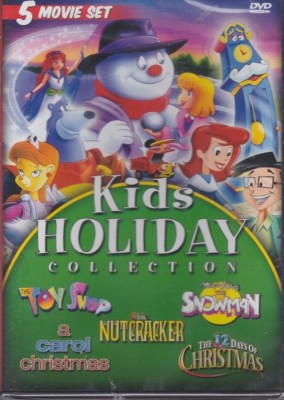 5 Movie Set Kids Holiday Collection Toy Shop Snowman Carol Christmas Nutcracker