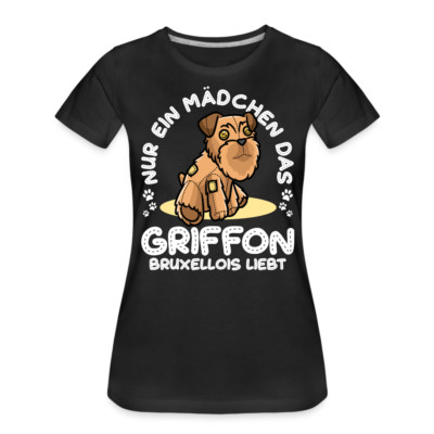Mädchen Brüsseler Griffon Bruxellois T-Shirt Geschenk