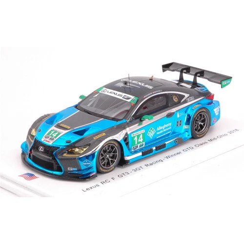 Modellini statici di auto da corsa sportive e turistiche in resina per Lexus