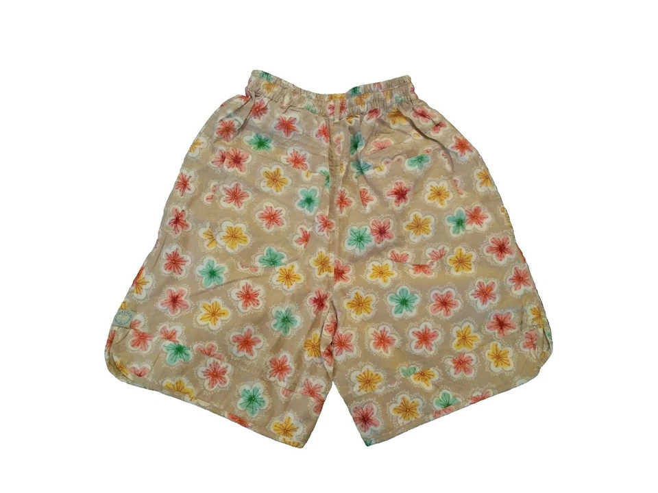 NUEVO PANTALÓN CORTO OILILY MUJER ALGODÓN FLORAL TALLA XSMALL XS Foto 2 de 4