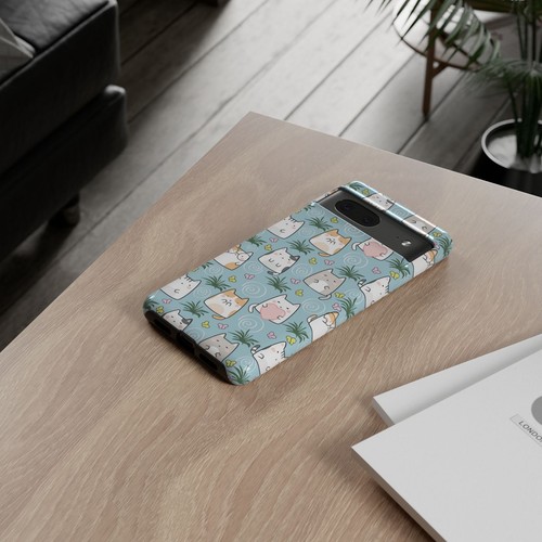 Cute Cat Phone Case, Kawaii Cat Lovers Mobile Cover - 第 173/277 張圖片
