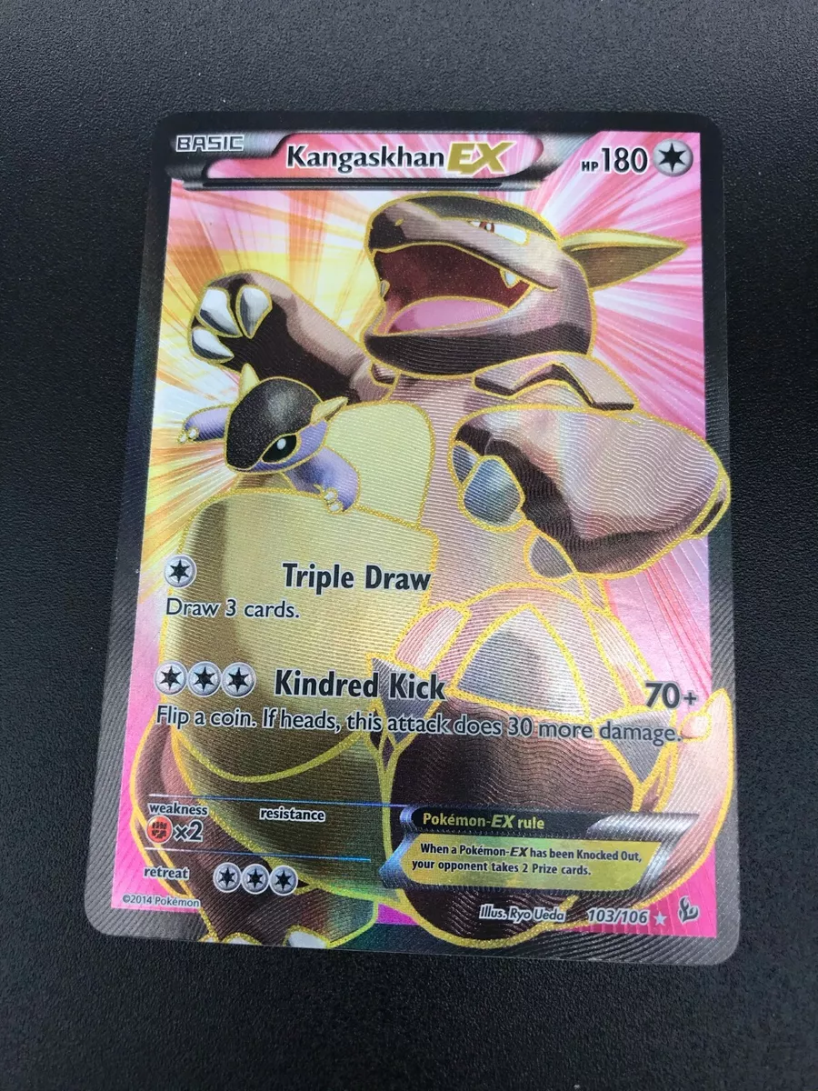  Pokemon - Kangaskhan (103) - XY Flashfire - Holo : Toys & Games