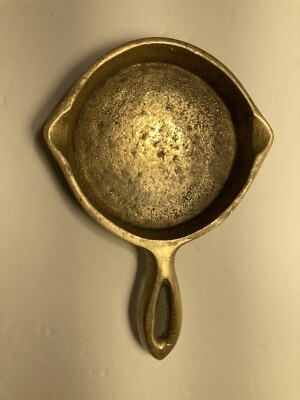Vintage John Wright BRASS Pan Ashtray Rare Collectible 3 