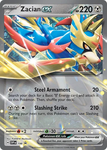 Zacian Ex 198 Sv: Scarlet & Violet Promo Cards