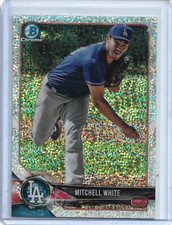 2018 Bowman Draft Chrome Sparkles Refractor Mitchell White #BDC-97 Dodgers