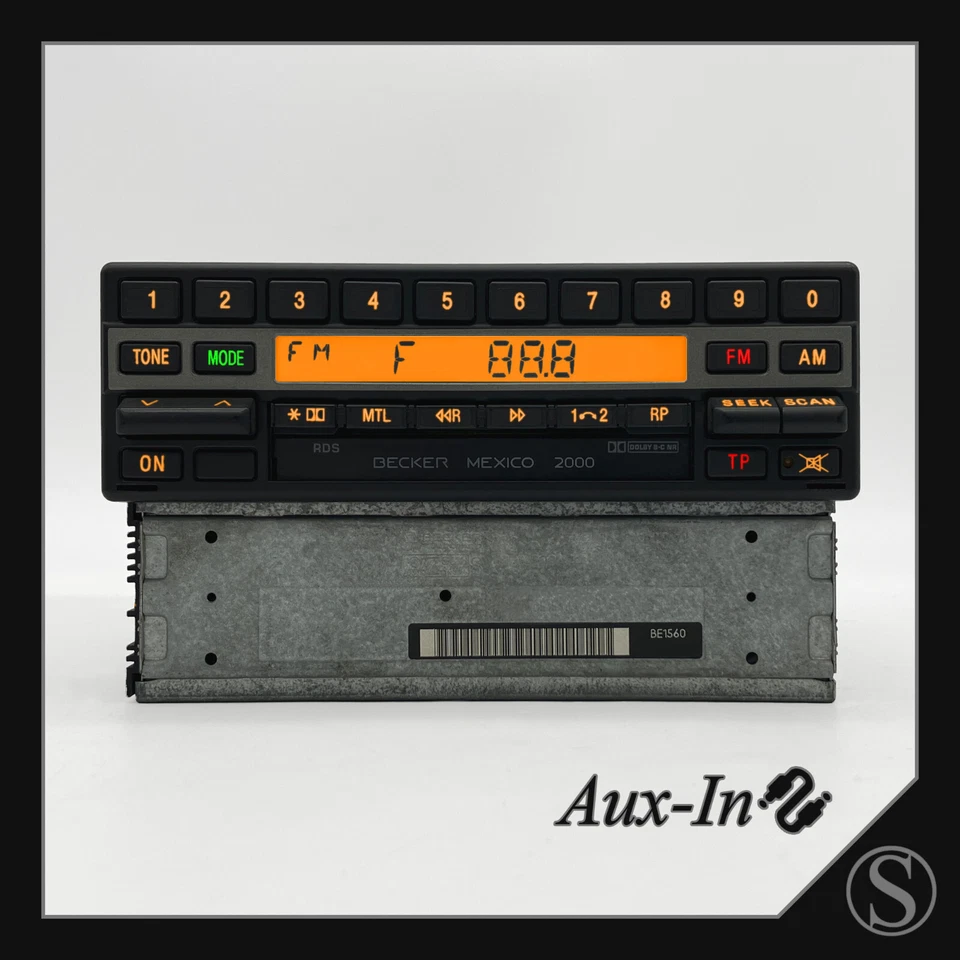 Becker Mexico 2000 BE1560 Radio Aux-In Mercedes-Benz W124 W126 W140 R129 SL 1560