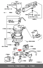 Genuine OE Pants Air Cleaner 1788110033 For Toyota 17881-10033
