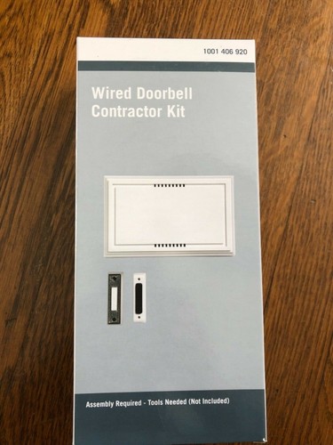 3- pack -Wired Doorbell Contractor Kits White or Brushed Nickel Chime Door - Picture 2 of 5
