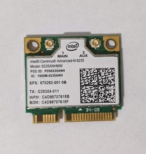 Intel Centrino 6235ANHMW Advanced-N 6235 Dual Band 2.4 GHz/ 5GHz PCI WiFi Card