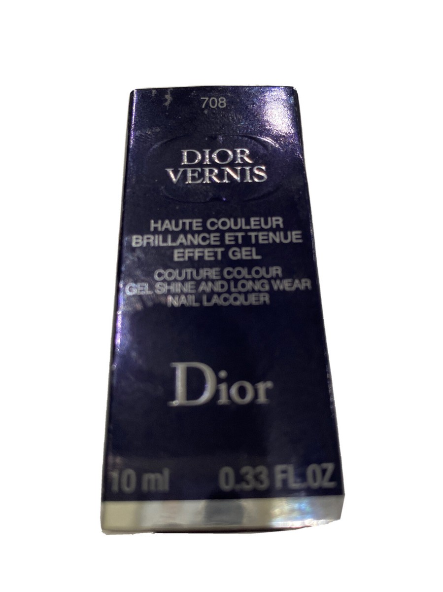 Dior Vernis Gel Shine Long Wear Nail Lacquer 708 Blue Drop