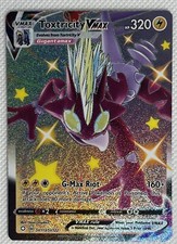 Pokémon SWSH Shining Fates Shiny Vault Toxtricity VMAX Full Art Holo SV113/SV122