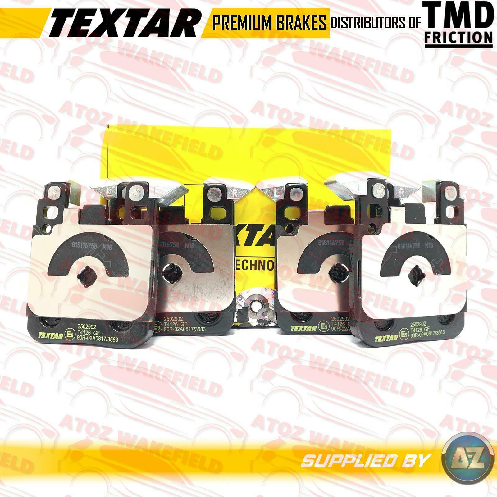 FOR BMW 3 SERIES F30 F31 F34 M SPORT M3 REAR GENUINE TEXTAR BRAKE PADS