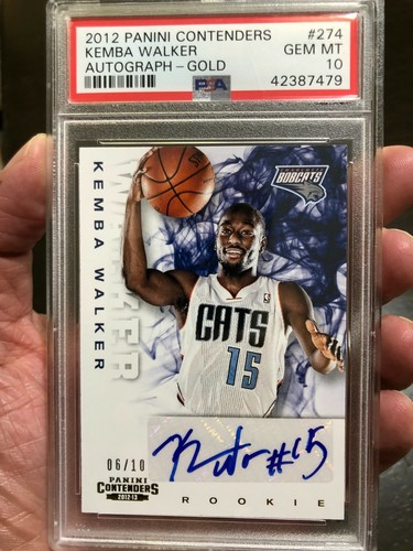 Kemba Walker [Autograph Gold] #274 2012 Panini Contenders card