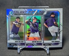 Colorado Rockies Talent Pipeline Chrome Refractor 2021 Bowman Prospects Card