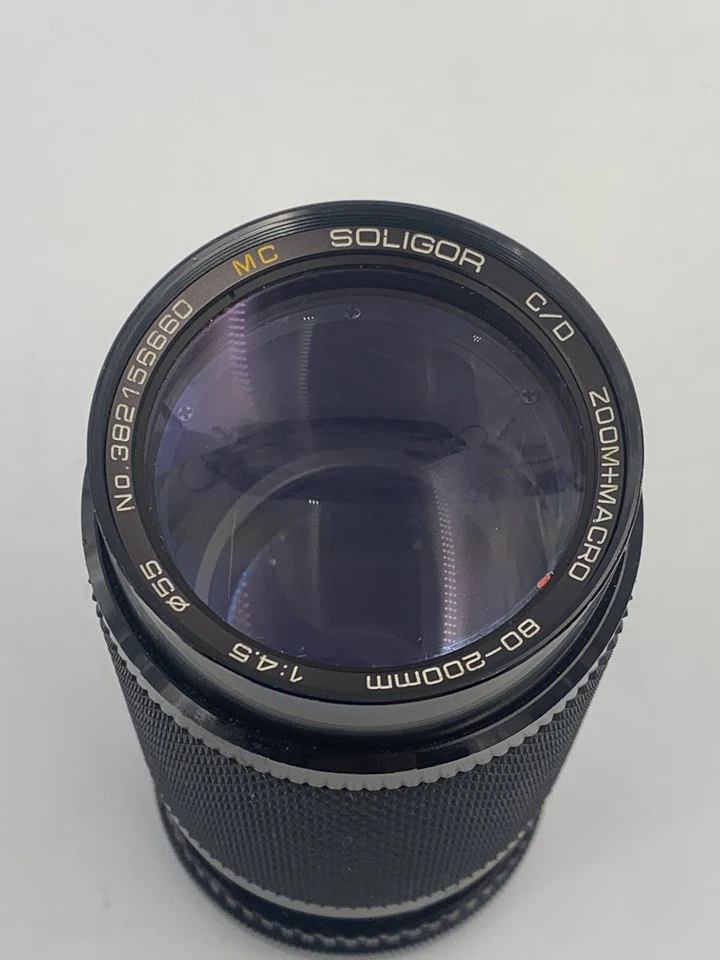 MC SOLIGOR C/D ZOOM+MACRO 80-200MM 80 200 1:4.5 LENS - Image 2 of 4