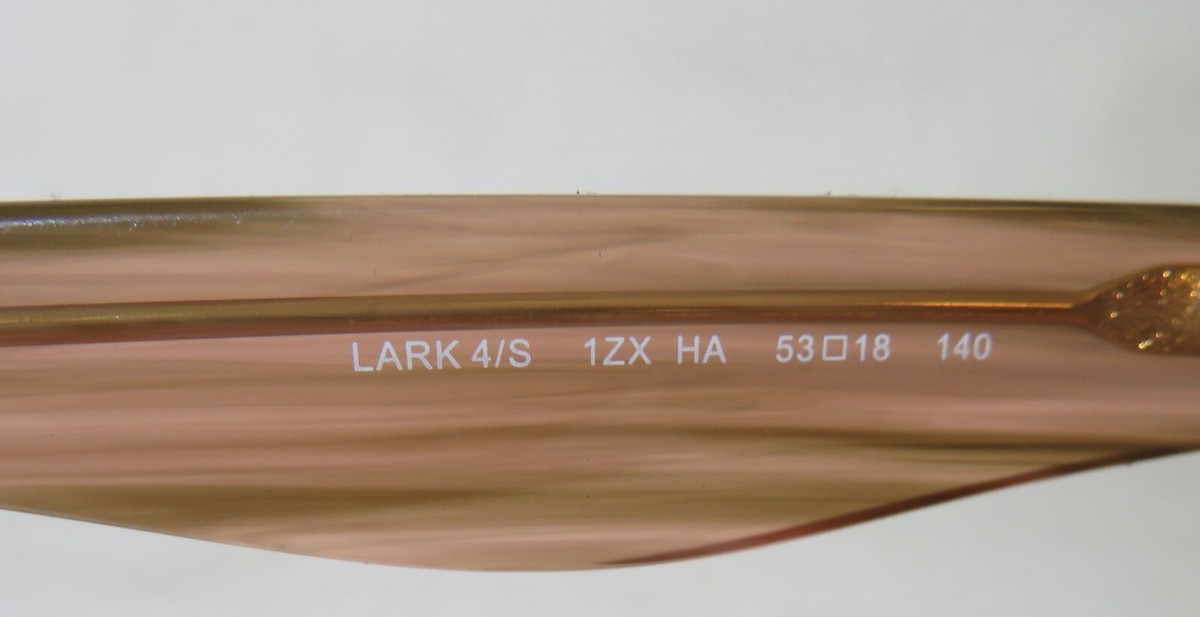 Rebecca Minkoff Lark 4/S Pink Horn Frame Pink Brown Gradient Lens Sunglasses Rebecca Minkoff, Lark 4 sunglass frame 53-18-140, Striped  main image 2
