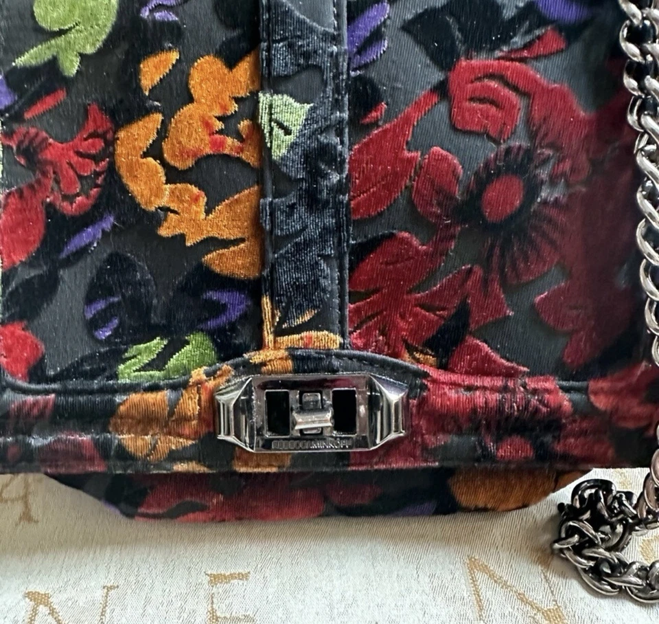 Bandolera de terciopelo floral Rebecca Minkoff Love ¡¡¡¡¡¡¡¡¡¡¡¡¡¡¡¡¡¡¡¡¡¡¡¡¡! Foto 2 de 4